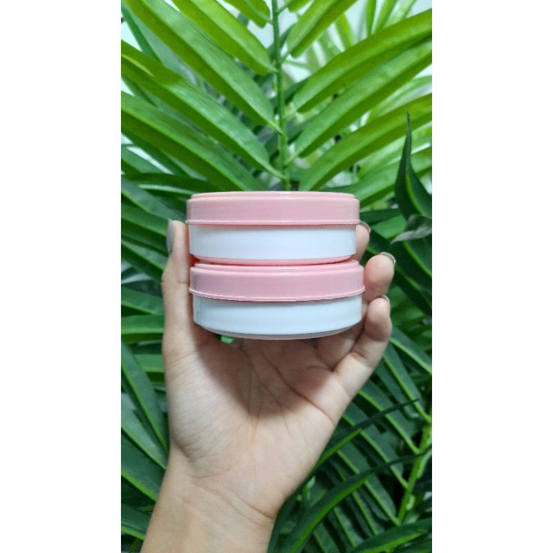 Scrub Pot 100gr Pink White/ Pomade Container/ Mask Holder 100gr ...