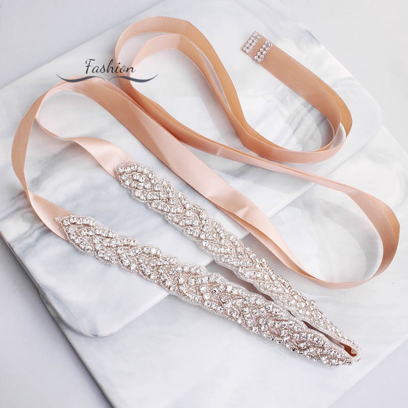 CODHandmade Rhinestone Belt Wedding Bridal Belt Sashes for Wedding  Bridesmaid Dress | Shopee Philippines