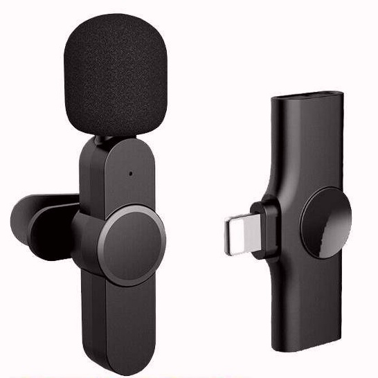 Wireless Bluetooth Microphone Portable Mini Type-C Plug-Play Lapel Mic ...