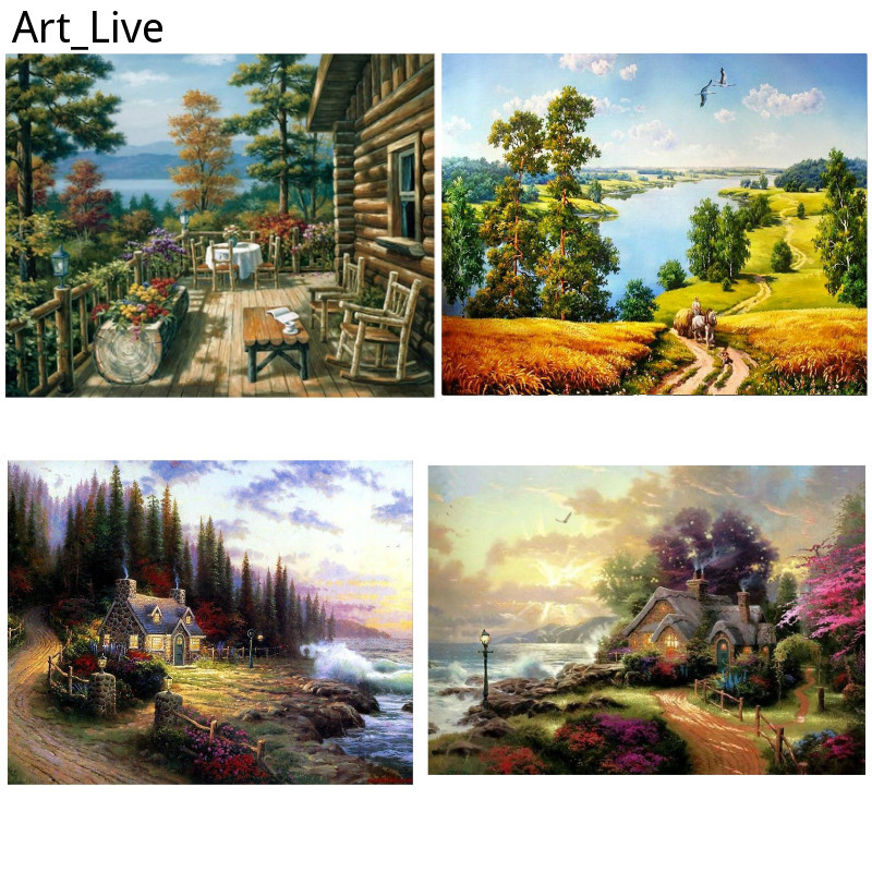 Art_Live 40*50cm Paint By Numbers DIY Digital Oil Painting By Numbers ...