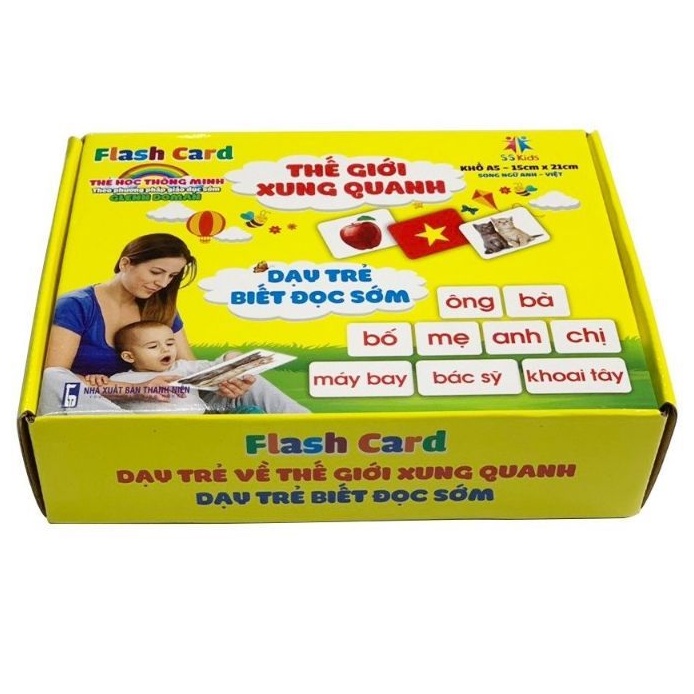 A5 Flashcard set - The world around - teaching children to read early ...