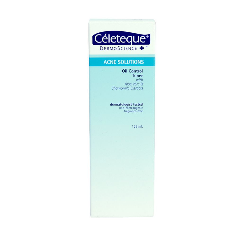 Celeteque Oil Control Toner With Aloe Vera & Chamomile Extracts Acne Solutions 125ml Shopee