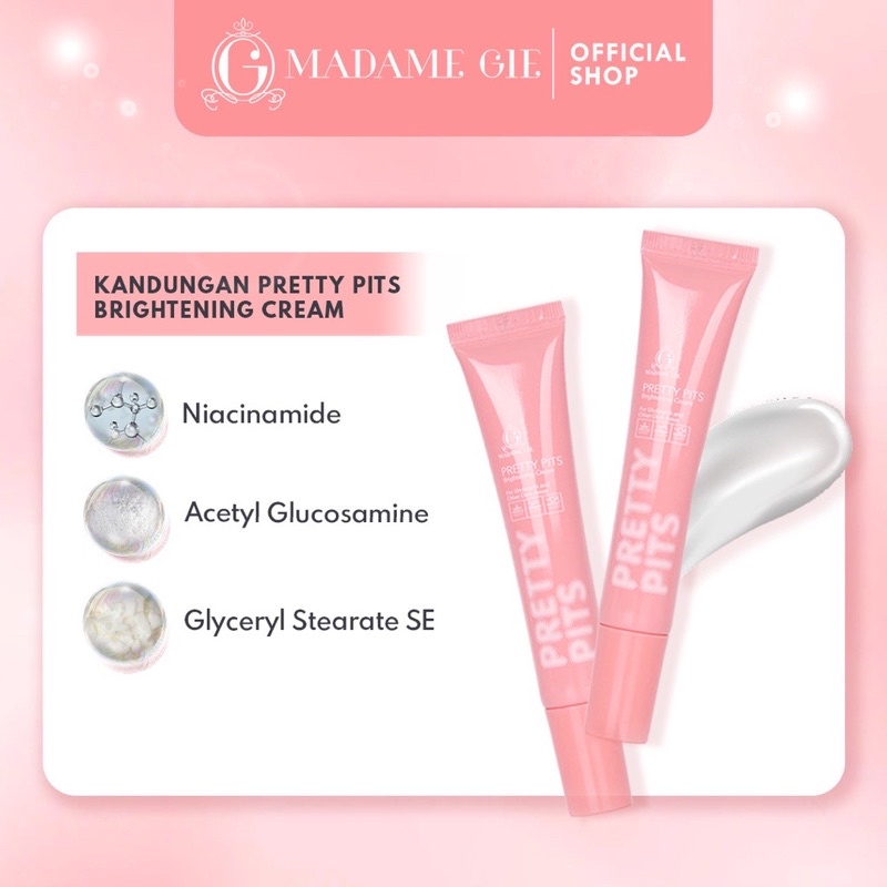 Madame gie pretty pits Brightening cream - Madame gie Underarm ...
