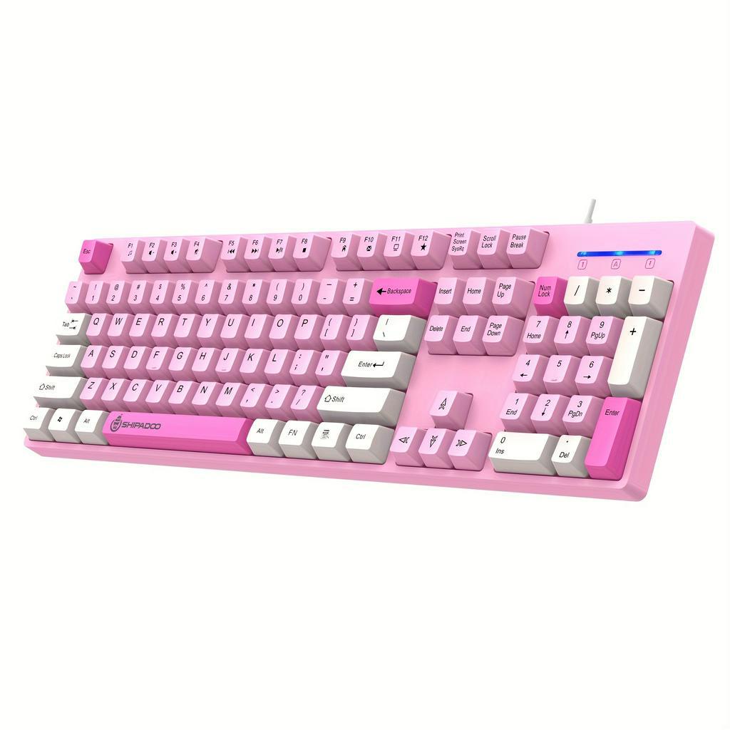 K600 104 Key Wired Gaming Mechanical Keyboard With Numeric Keypad ...