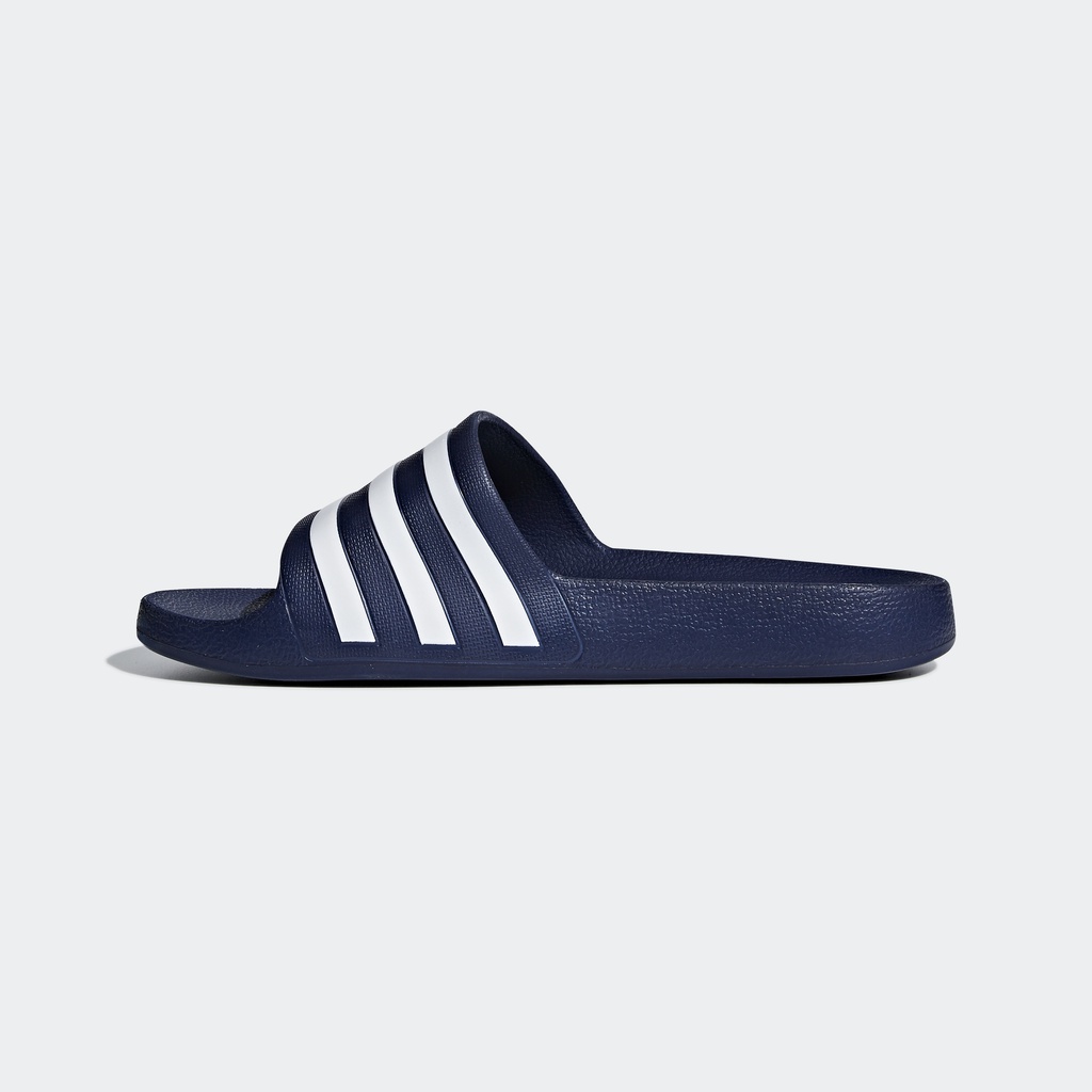 SHOE SALON Adidas Adilette Aqua Unisex Slides Dark Blue/White F35542 ...