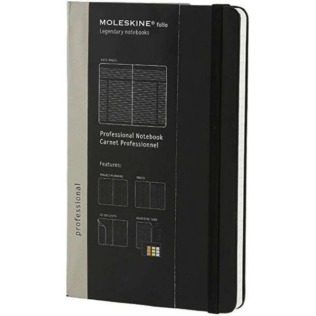 Moleskine Professional Legendary Notebook black New | Shopee Philippines