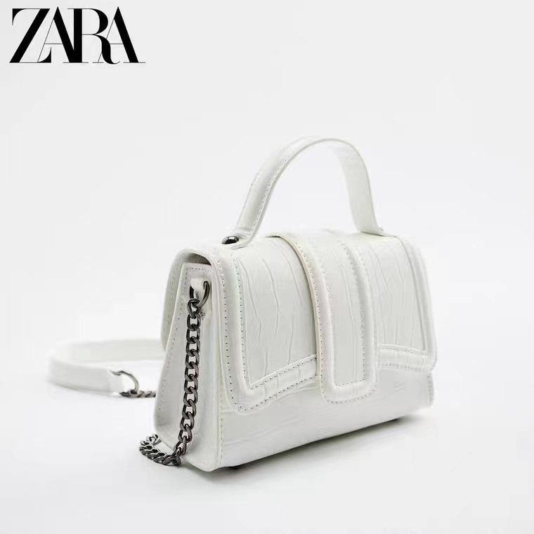 Zara white mini discount bag