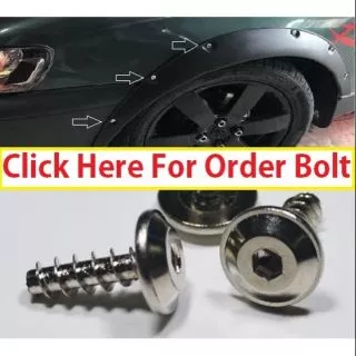 VIGRUE Black License Plate Screws, Anti Theft India