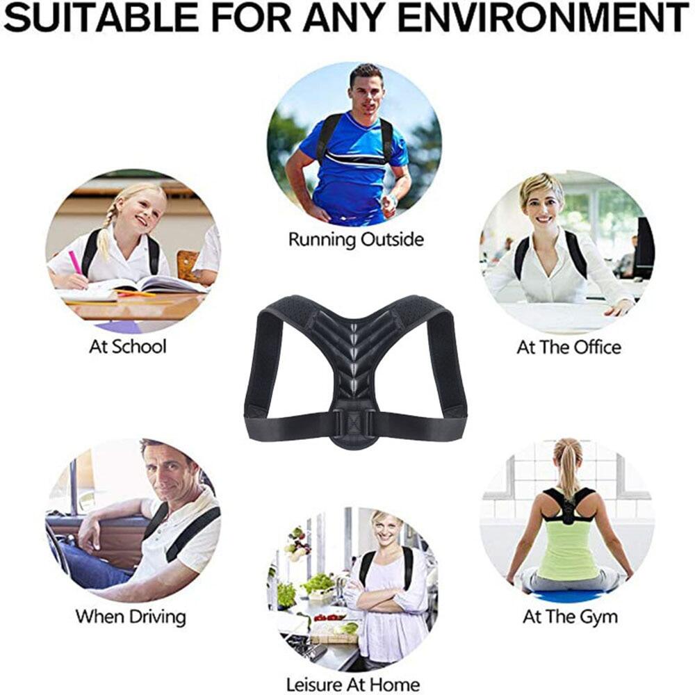 Back Posture Corrector Belt Tadjustable Upper Shoulder Lumbar Posture