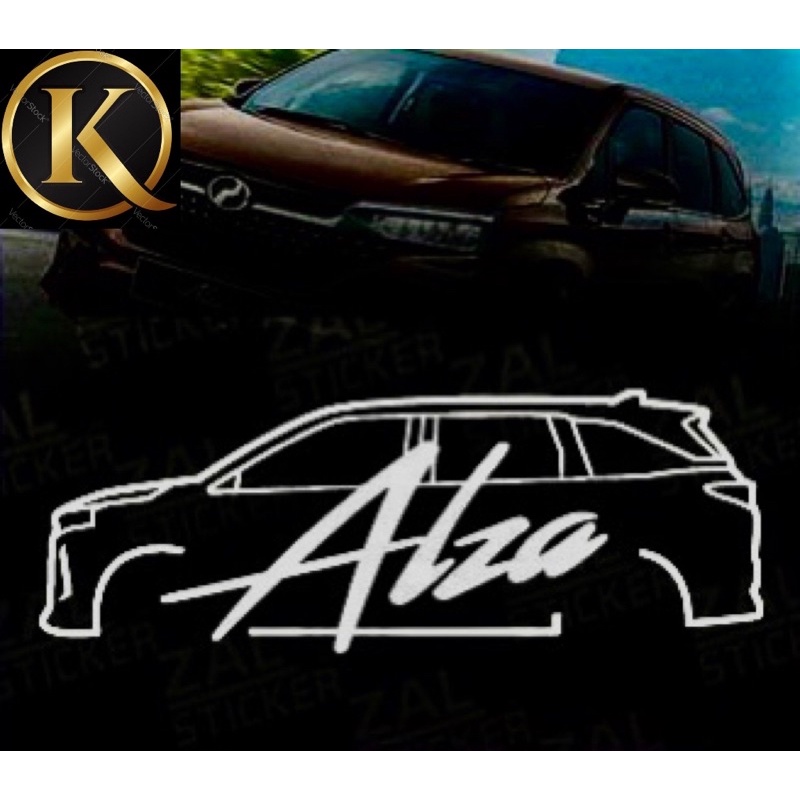 K373 ALZA New Model Vinyl Decal Stickers | Shopee Philippines