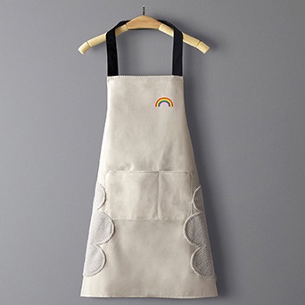 Long Sleeve Waterproof Kitchen Chef Cooking Baking Women Pocket