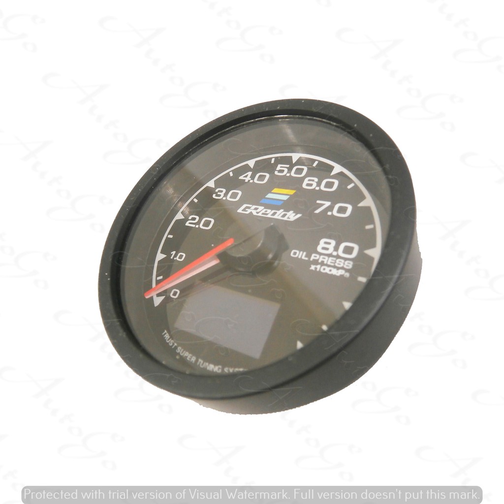 Greddy Multi D/A 2.5 Inch Gauge Oil Pressure (LCD Display Meter ...