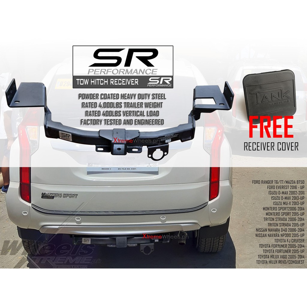 Tow hitch deals receiver fortuner