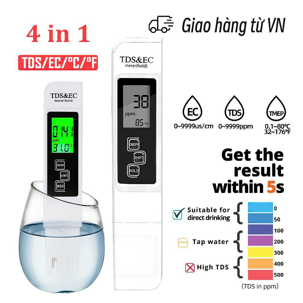 Tds & EC premium clean water tester, TDS measuring tool, water hardness ...