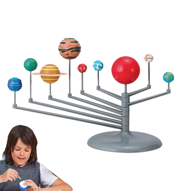 DIY Solar System Planets Model Kids Educational Science Toy Astronomy ...