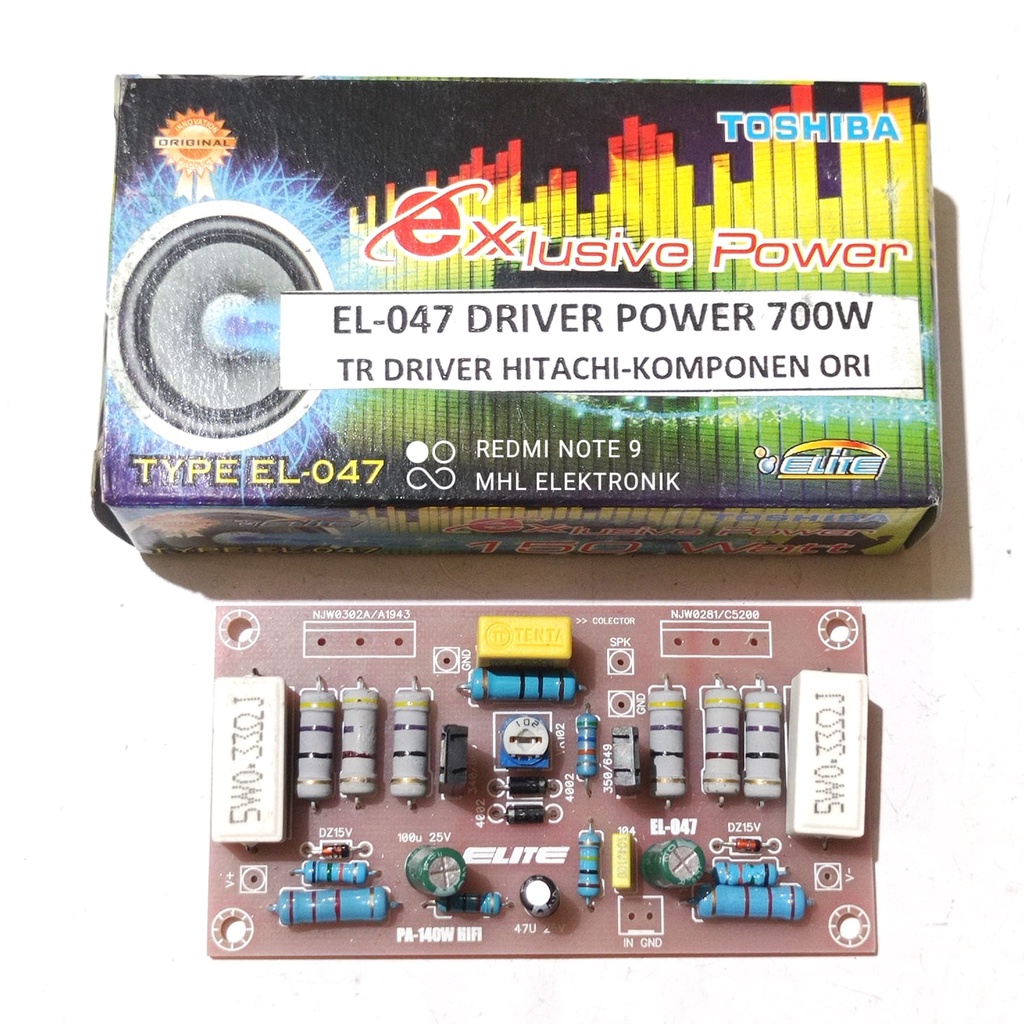 700w Power Amplifier Driver Kit Upgrade From 140W Mono Elite EL 047