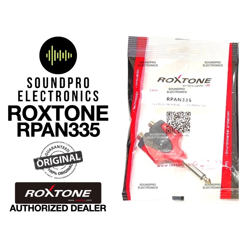 ROXTONE RPAN-330/RPAN-335 2 RCA Female to 1PL55 Stereo & Mono ...