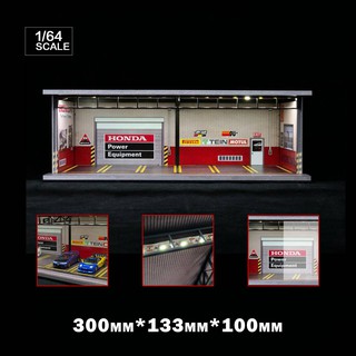 Diorama 1/64 Scale Car Garage LED Lighting USB Connector Packing