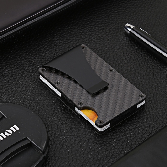 Antimagnetic Box Wallet Card Holder Carbon Fiber RFID X11 | Shopee ...