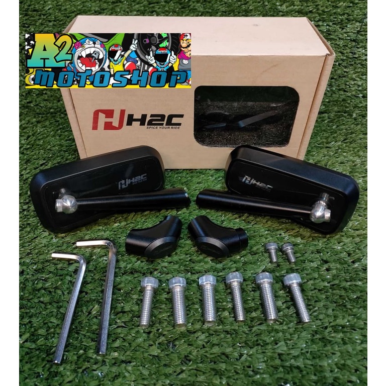 H2c Side Mirror Honda Yamaha Nmax Aerox Click Mio ADV PCX Airblade