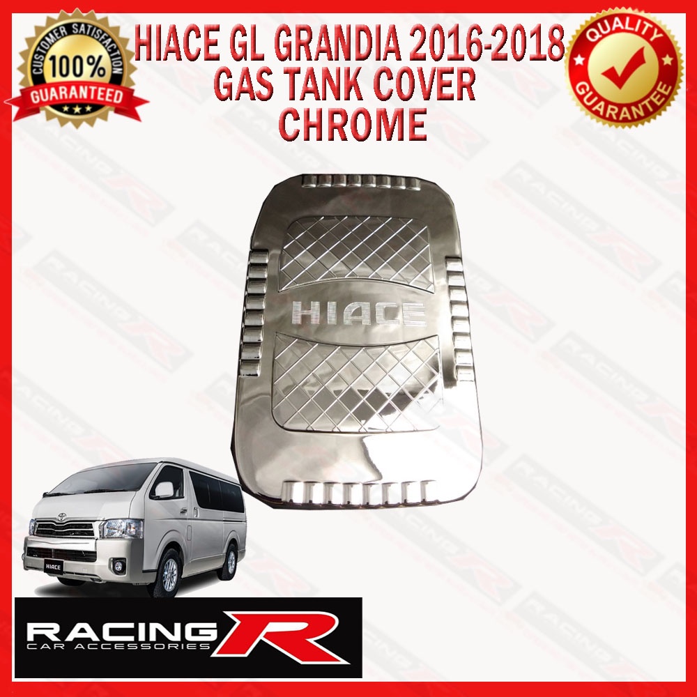 Hiace GL Grandia 2016 2018 Gas Tank Cover Chrome Garnish ( gastank