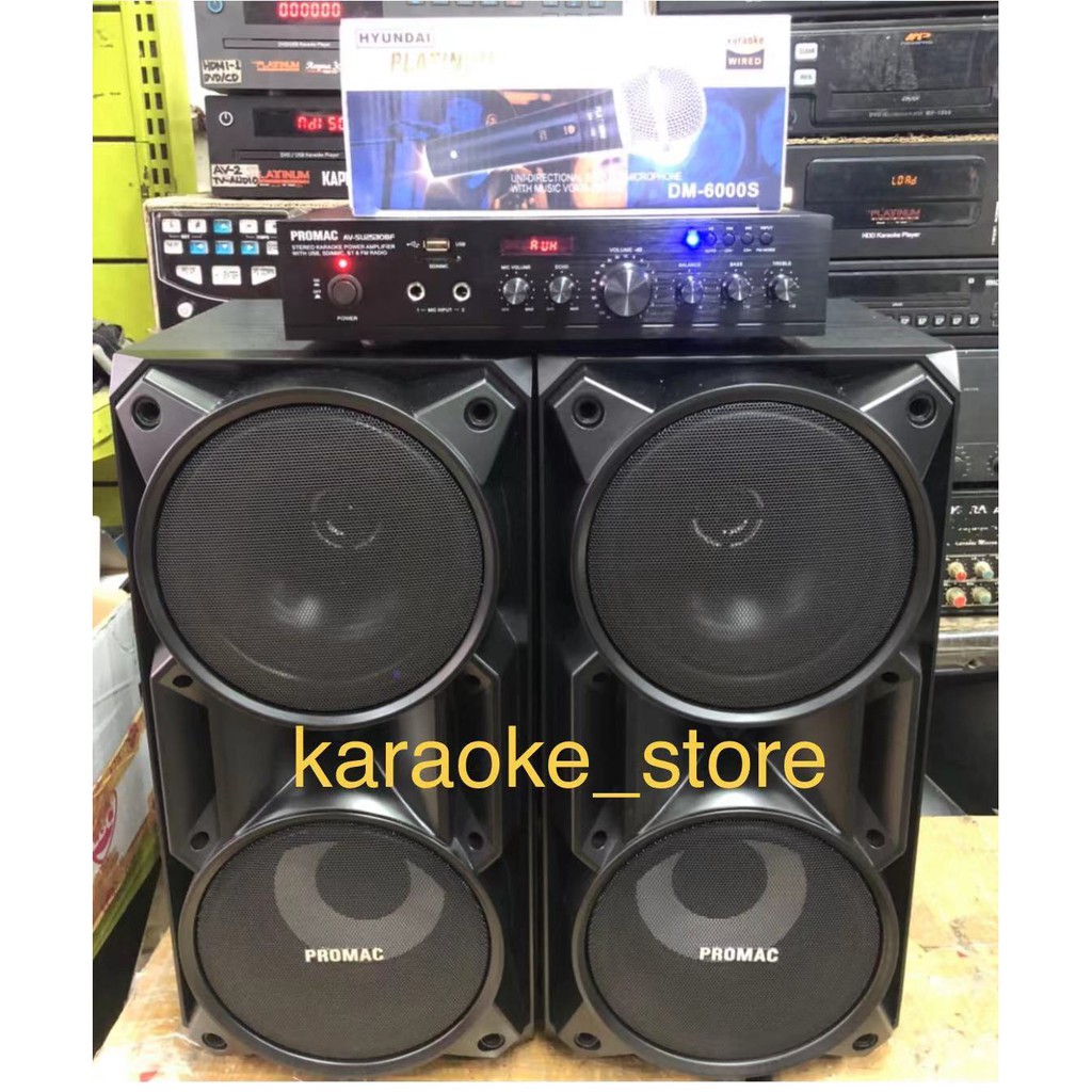 Promac speaker hot sale with amplifier