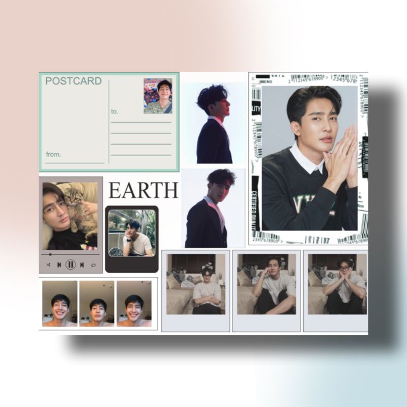 Fankit POSTCARD EARTHMIX (EARTH MIX THAILAND) | Shopee Philippines