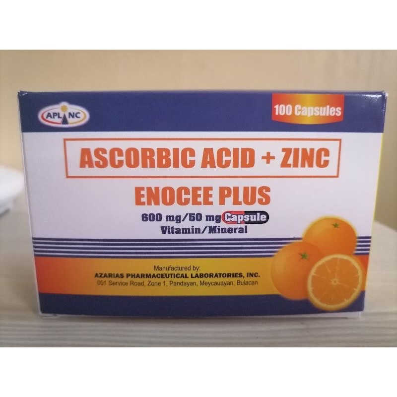VITAMIN C WITH ZINC ASCORBIC ACID PLUS ZINC ( SUPRA C PLUS /