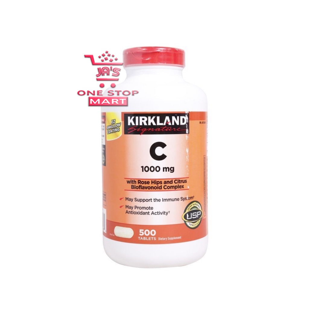 Kirkland Signature Vitamin C 1000mg, with Rose Hips and Citrus