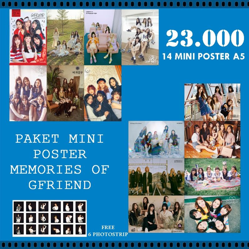 Memories OF GFRIEND MINI POSTER Package | Shopee Philippines