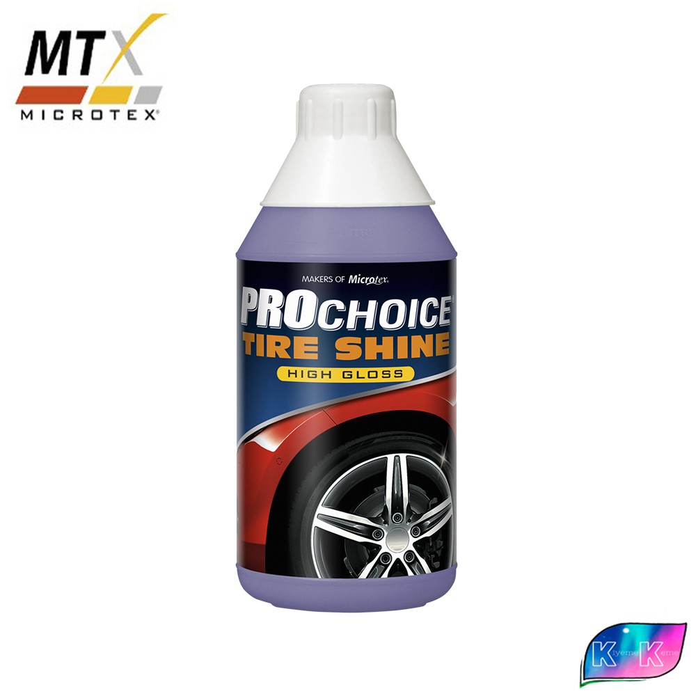 Microtex Prochoice Tire Shine 1L (High Gloss, MTX Car Care) | Shopee ...