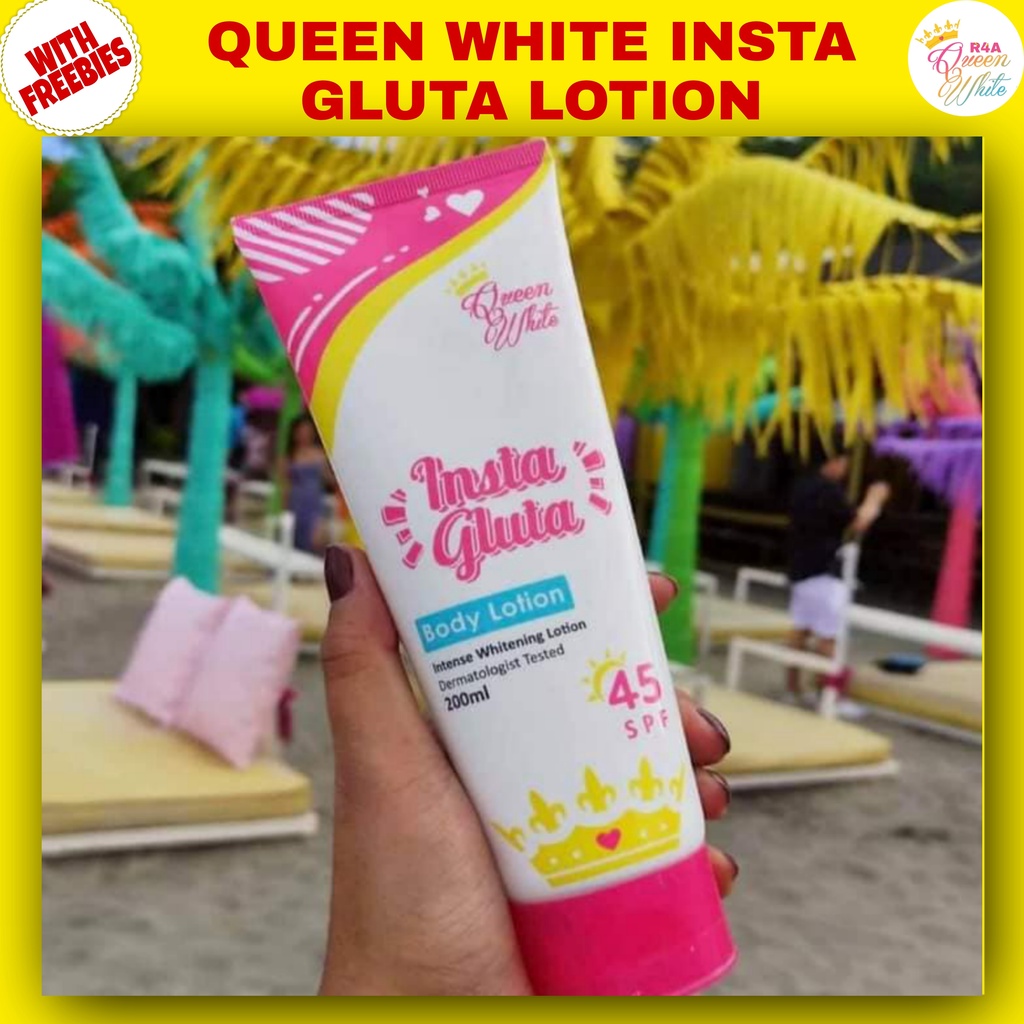 QUEEN WHITE INSTA GLUTA LOTION Shopee Philippines