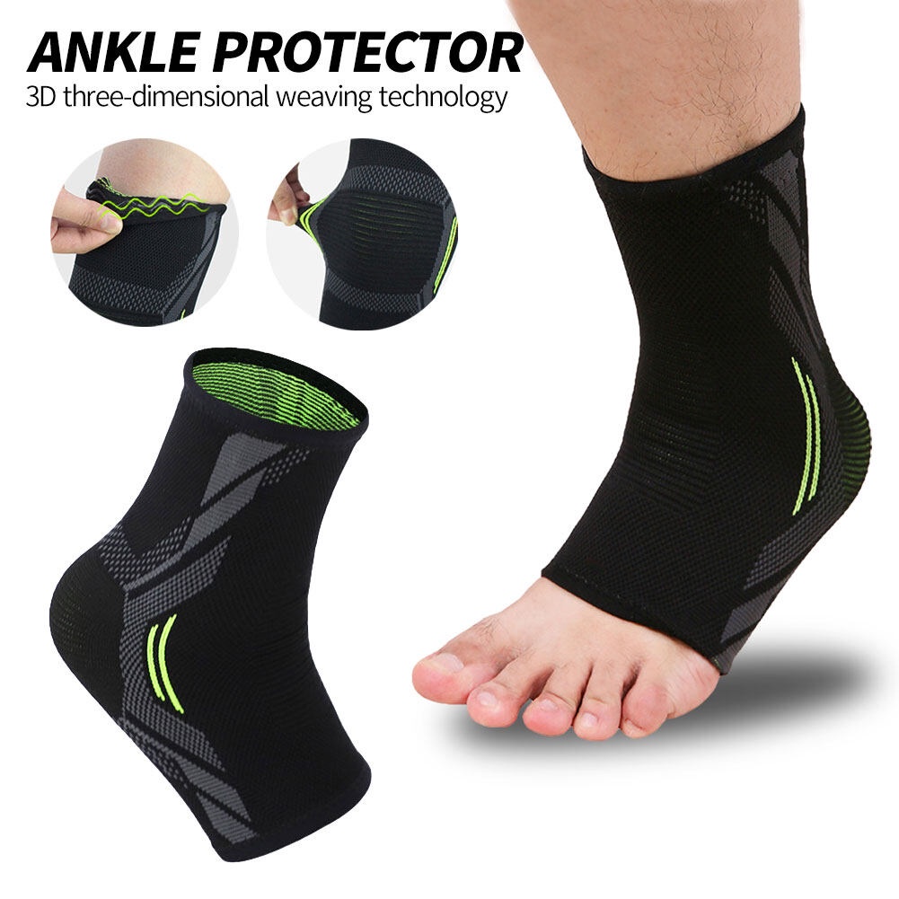Compression Ankle Support Strap 3D Knitting Achille Tendon Brace