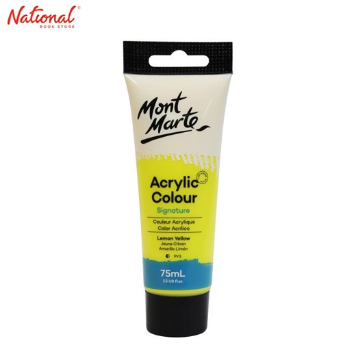Mont Marte Acrylic Color Msch7502 75Ml Lemon Yellow | Shopee Philippines