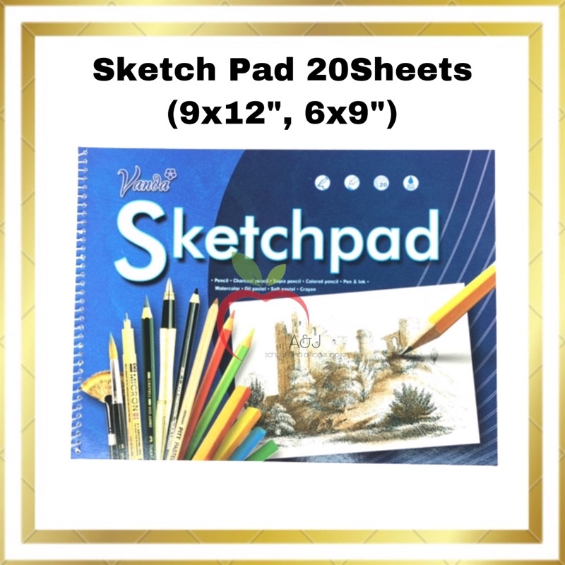 Vanda Sketch Pad Drawing Pad 6x9inch small