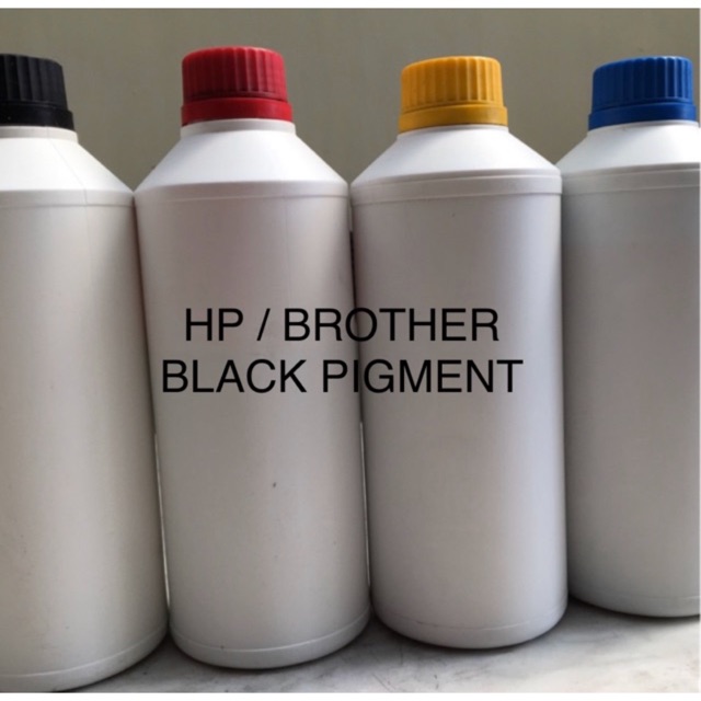 1 Liter Black Pigment Ink for HP/ Brother Inkjet Printers Shopee