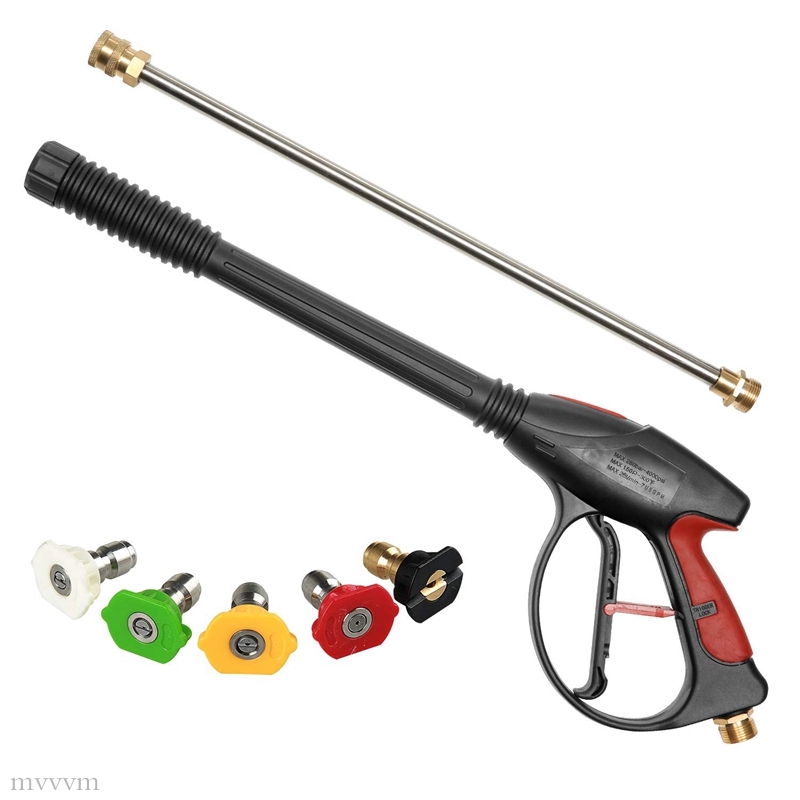 High Pressure Washer Foam Gun 3/8 inch Connector Car Washer Tool for Pressure Power Washers,with 5 Pressure Washer Nozzles, Other