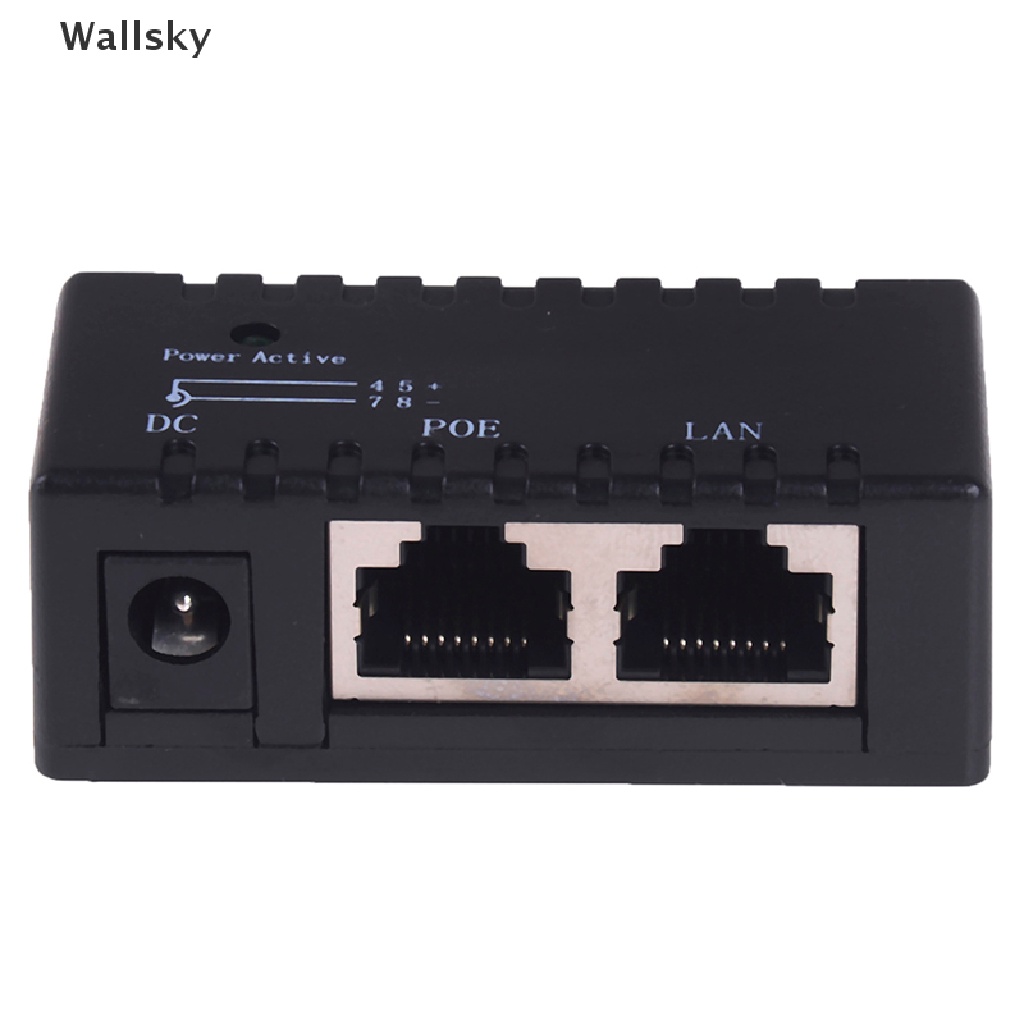 Wallsky> Passive POE injector for IP Camera VoIP Phone Netwrok AP ...