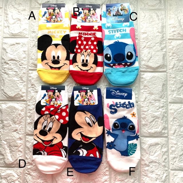 Korean Socks - Disney Socks - Ankle Socks - Iconic Socks | Shopee ...