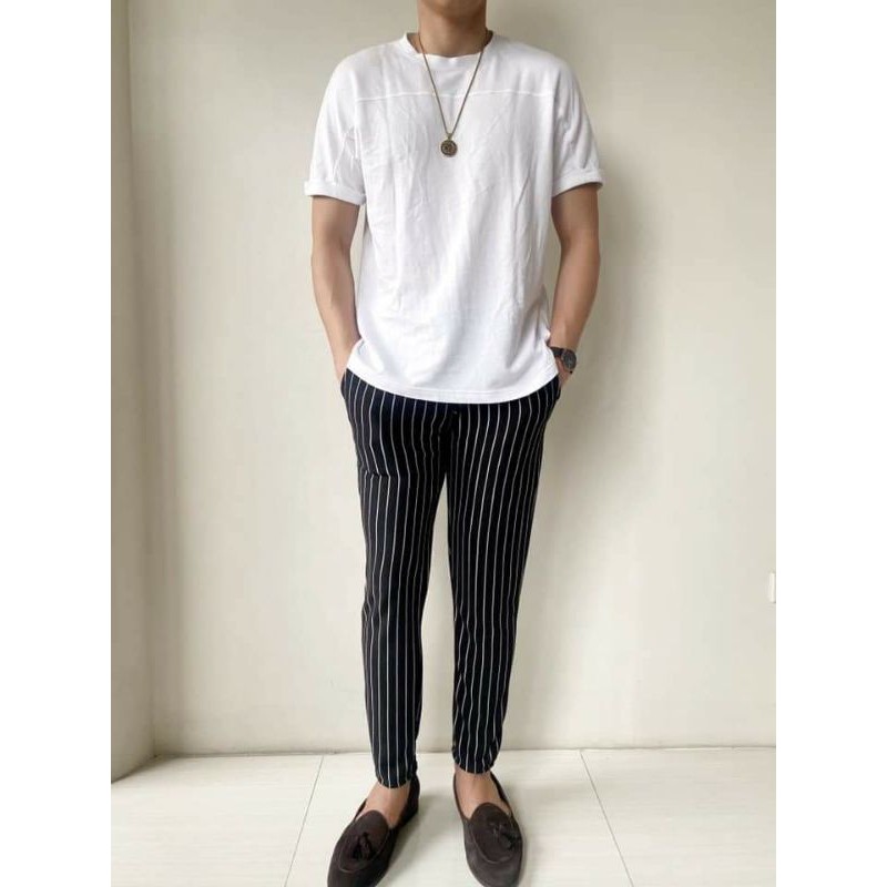 Black line pant sale