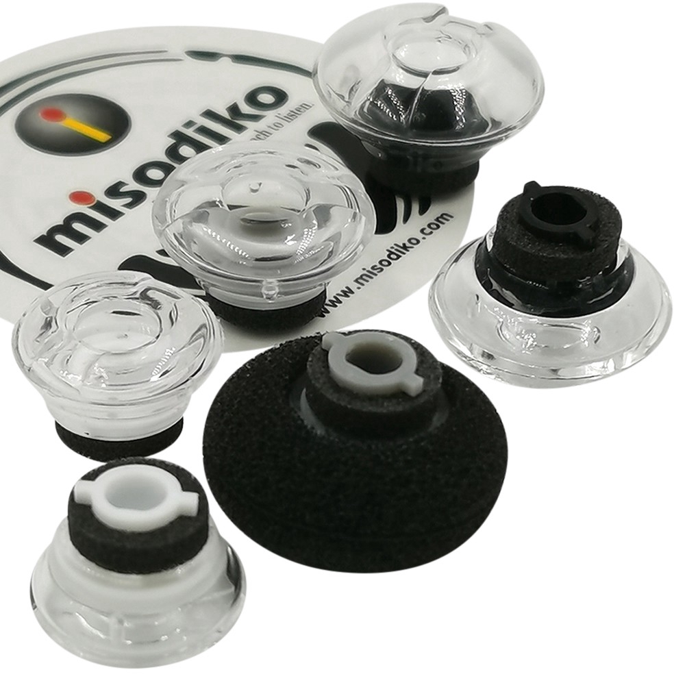 misodiko Earbuds Eargels Eartips with Foam Covers for Plantronics