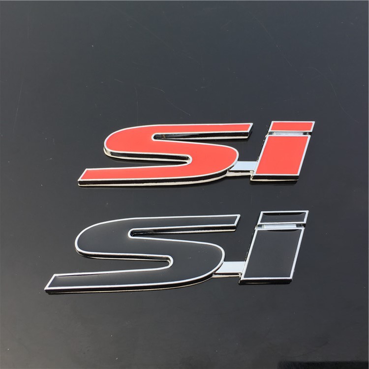 1 X Metal SI Logo Car Emblem Badge Sticker Decal Honda Civic | Shopee ...