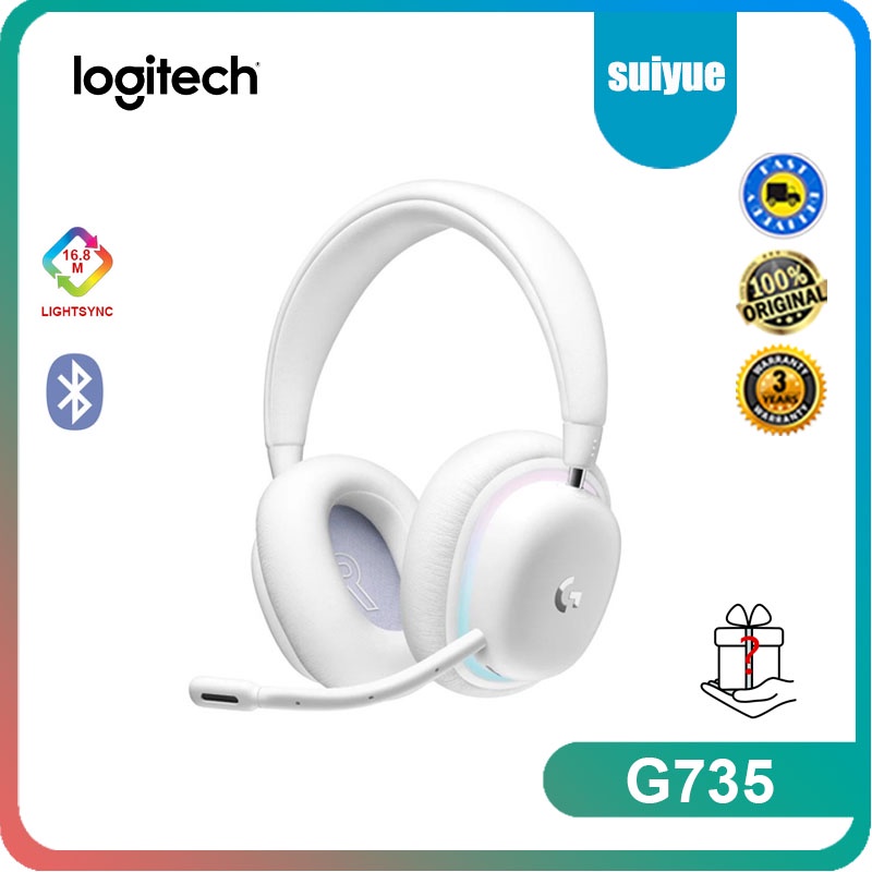 Logitech G735 Aurora Wireless Gaming Headset Microphone Wired Bluetooth