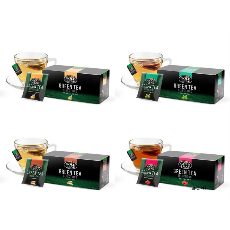 Gold Leaf Green Tea Selection 36g Shopee Philippines