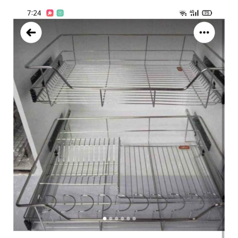 Kitchen Pull Out Basket Set Shopee Philippines   Be94c9aed0859d276c9586751af20459