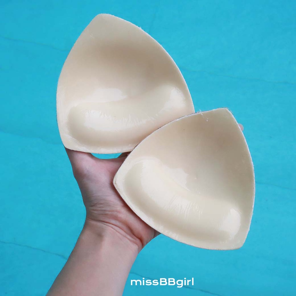 2-Sided Adhesive Push-Up Sponge (1.5 cm Thick) Fabric Type Beautiful ...