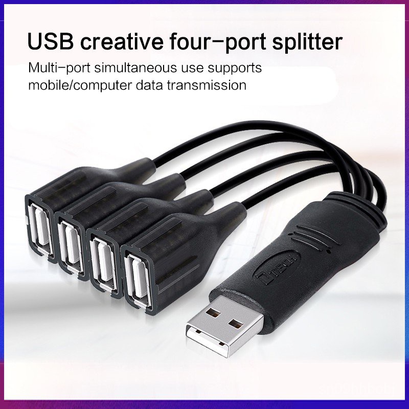 Dite Car USB Splitter One for Four Extenders Expand Android Car System