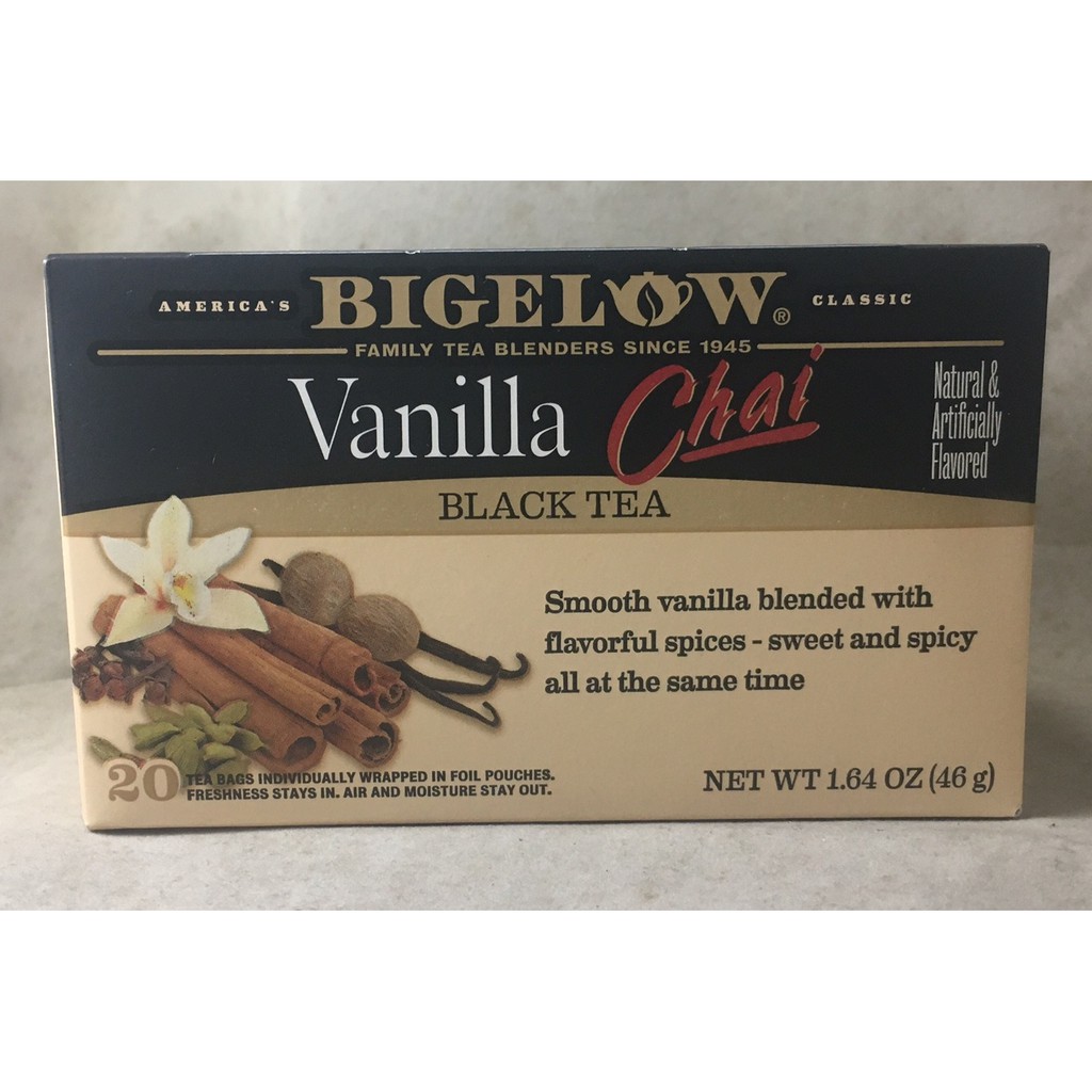 Bigelow Vanilla Chai Tea, 20 Tea Bags (Oct 2025) Shopee Philippines