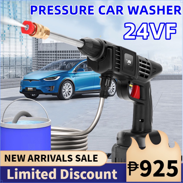 Pressure Washerportable Cordless High Pressure Car Washer Spray Gun 300w24v Motor Washing 