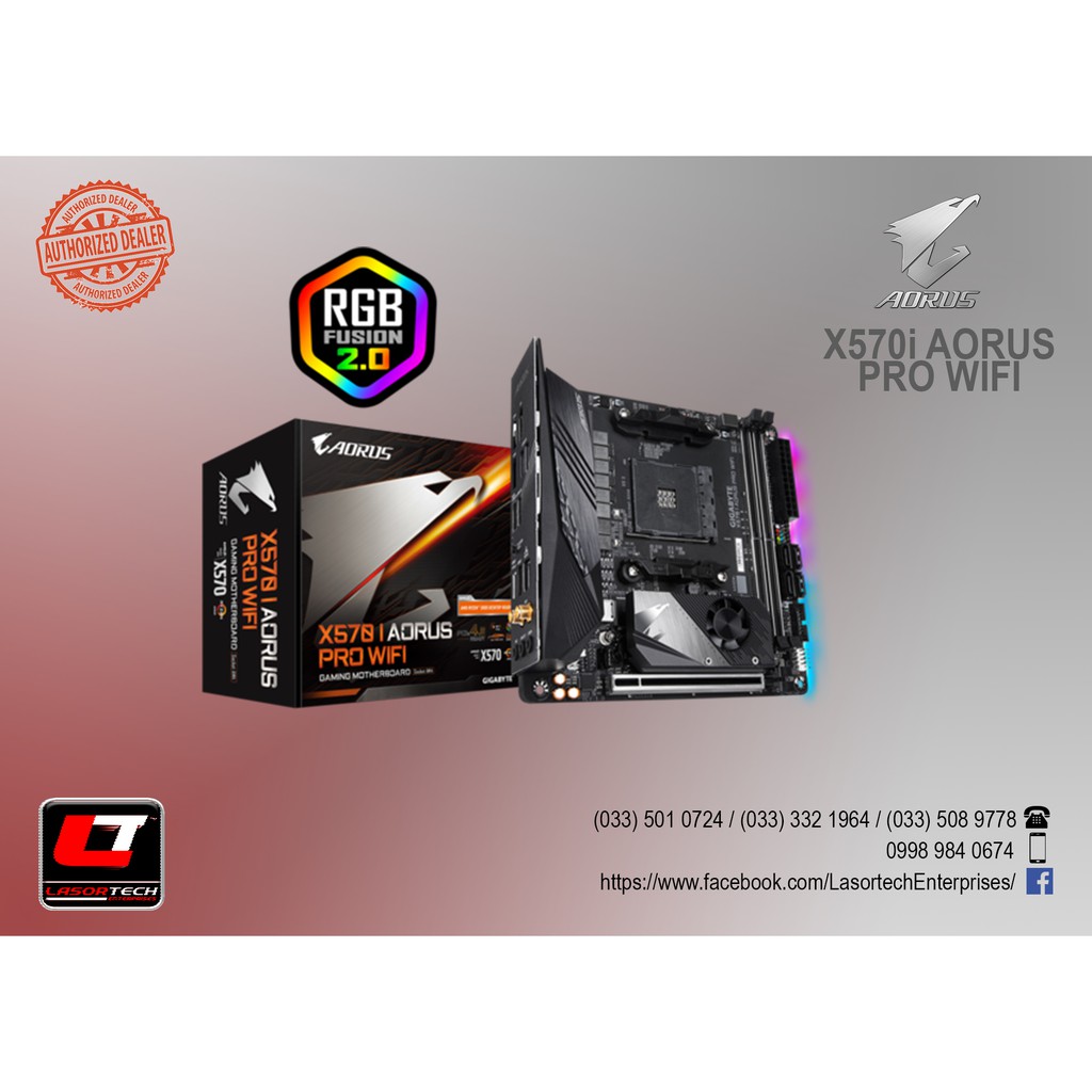 Gigabyte X570i AORUS PRO WIFI ITX Motherboard |DDR4 | Shopee